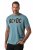JP1880 849790 AC/DC Classic Logo T-shirt Turkisblå - Band T-shirts - Band T-shirts til mænd