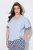 Ulla Popken 849850 Ternet pyjamas Lyseblå - Pyjama/Loungewear - 