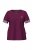 Ulla Popken 849850 Ternet pyjamas Bærrød - Pyjama/Loungewear - 