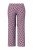 Ulla Popken 849850 Ternet pyjamas Bærrød - Pyjama/Loungewear - 