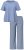 Ulla Popken 850045 Kortærmet pyjamas Lyseblå - Pyjama/Loungewear - 