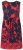 Ulla Popken 850175 Mønstret jerseykjole Koral - Jerseykjoler - 