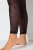 Ulla Popken 850264 Mønstrede strømpeleggings Sort - Strømpebukser & strømper - 