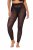 Ulla Popken 850264 Mønstrede strømpeleggings Sort - Strømpebukser & strømper - 