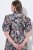Ulla Popken 850298 Blomstret skjortekjole Mørkeblå - Maxikjoler - Maxikjoler i plus size