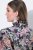 Ulla Popken 850298 Blomstret skjortekjole Mørkeblå - Maxikjoler - Maxikjoler i plus size