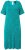 Ulla Popken 850344 Mønstret T-shirtkjole Turkis - Midikjoler - Midikjoler i store størrelser