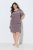 Ulla Popken 850401 Blomstret natkjole Brun - Natkjoler - 