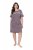 Ulla Popken 850401 Blomstret natkjole Brun - Natkjoler - 