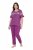 Ulla Popken 850403 Blomstret pyjamas Violet - Pyjama/Loungewear - 