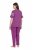 Ulla Popken 850403 Blomstret pyjamas Violet - Pyjama/Loungewear - 