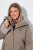 Ulla Popken 850509 Jakke i kunstpels Taupe - Jakker - Dame jakker i store størrelser