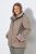 Ulla Popken 850509 Jakke i kunstpels Taupe - Jakker - Dame jakker i store størrelser