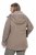 Ulla Popken 850509 Jakke i kunstpels Taupe - Jakker - Dame jakker i store størrelser
