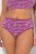 Ulla Popken 850538 Blomstrede trusser i økologisk bomuld 2-pak Violet - Trusser - 