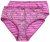 Ulla Popken 850538 Blomstrede trusser i økologisk bomuld 2-pak Violet - Trusser - 