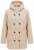 Ulla Popken 850589 Teddyjakke Benhvid - Jakker - Dame jakker i store størrelser