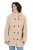 Ulla Popken 850589 Teddyjakke Benhvid - Jakker - Dame jakker i store størrelser