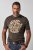JP1880 851001 Rolling Stones Retro Logo T-shirt Hasselnød - Band T-shirts - Band T-shirts til mænd