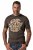 JP1880 851001 Rolling Stones Retro Logo T-shirt Hasselnød TALL - TALL T-shirts - Lange T-shirts Mænd