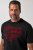 JP1880 851002 T-shirt med brystprint Sort TALL - TALL T-shirts - Lange T-shirts Mænd