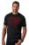 JP1880 851002 T-shirt med brystprint Sort TALL - TALL T-shirts - Lange T-shirts Mænd