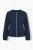Ulla Popken 851040 Sweatjakke med lynlås Mørkeblå - Collegetrøjer - Sweatshirts til kvinder i plus size