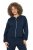 Ulla Popken 851040 Sweatjakke med lynlås Mørkeblå - Collegetrøjer - Sweatshirts til kvinder i plus size