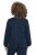 Ulla Popken 851040 Sweatjakke med lynlås Mørkeblå - Collegetrøjer - Sweatshirts til kvinder i plus size