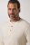 JP1880 851075 Langærmet Henley-shirt Sandgrå TALL - TALL T-shirts - Lange T-shirts Mænd