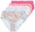 Ulla Popken 851140 Blomstrede trusser 5-pak Rosa - Trusser - 