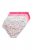 Ulla Popken 851140 Blomstrede trusser 5-pak Rosa - Trusser - 