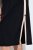 Ulla Popken 851237 Stribet natkjole Sort - Natkjoler - 