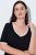 Ulla Popken 851245 Stribet pyjamas Sort - Pyjama/Loungewear - 
