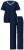 Ulla Popken 851245 Stribet pyjamas Mørkeblå - Pyjama/Loungewear - 