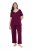 Ulla Popken 851245 Pyjamas Bærrød - Pyjama/Loungewear - 