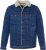 JP1880 851363 Denimjakke med teddyfor Denimblå - Jakker - Jakker i store størrelser, 2XL- 12XL
