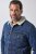 JP1880 851363 Denimjakke med teddyfor Denimblå TALL - TALL jakker - TALL jakker med ekstra længde