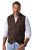 JP1880 851395 Ternet tweedvest med stretch Mørkebrun - Habitter og blazere - Habitter og jakkesæt i store størrelser
