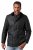 JP1880 851493 Vokset jakke med fløjlskrave Sort - Jakker - Jakker i store størrelser, 2XL- 12XL