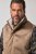 JP1880 851516 Ruskindsvest med teddyfor Beige - Jakker - Jakker i store størrelser, 2XL- 12XL