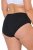 Ulla Popken 851752 Stribede trusser 5-pak Sort - Trusser - 