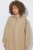 Ulla Popken 851764 Oversize frakke med aftagelig hætte Sand - Frakker - Frakker i store størrelser