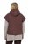 Ulla Popken 851785 Oversize quiltet vest med hætte Brun - Veste - 