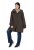 Ulla Popken 851803 Duffelcoat Mørkebrun - Frakker - Frakker i store størrelser