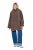 Ulla Popken 851809 Teddyjakke Lysebrun - Jakker - Dame jakker i store størrelser