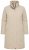 Ulla Popken 851811 Vatteret frakke Beige - Frakker - Frakker i store størrelser