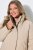 Ulla Popken 851811 Vatteret frakke Beige - Frakker - Frakker i store størrelser