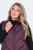 Ulla Popken 851833 Quiltet vest med ståkrave Brun - Veste - 