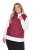 Ulla Popken 851833 Quiltet vest med ståkrave Rød - Veste - 